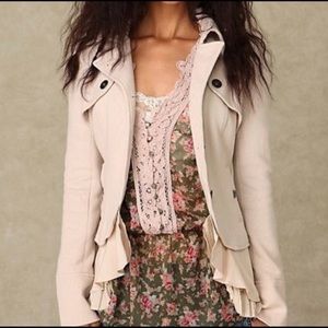 Free people ruffled hem jacket